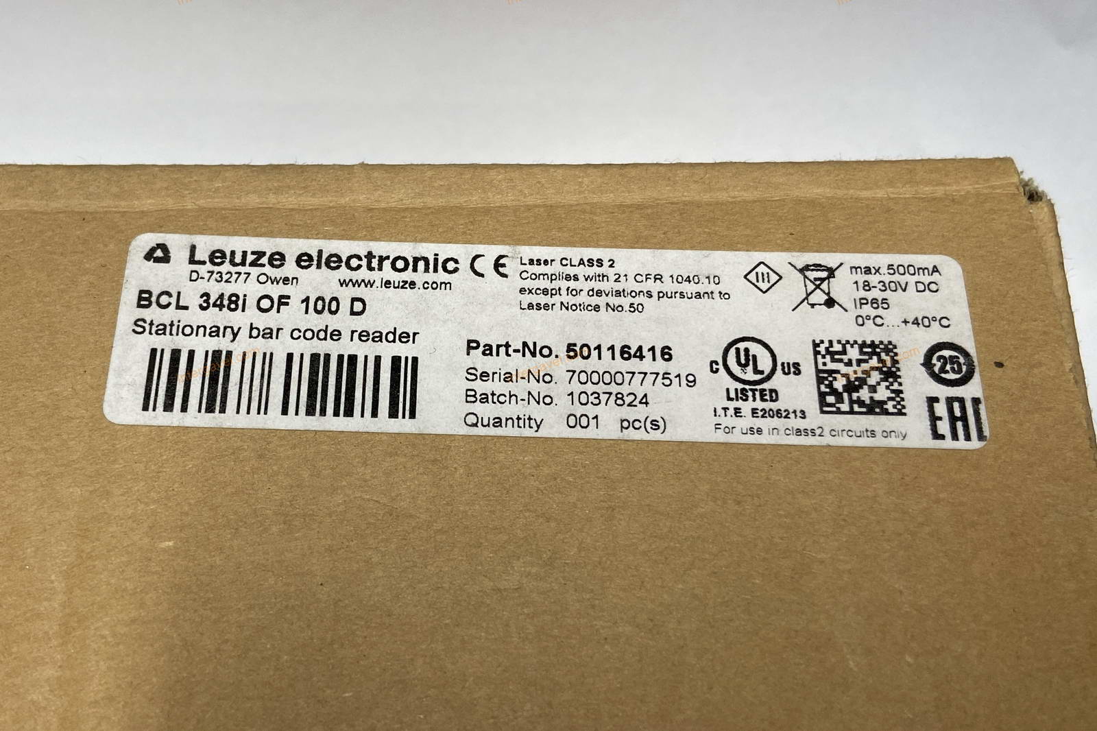 Vonalkódolvasó - Leuze, BCL 348i OF 100 D 10