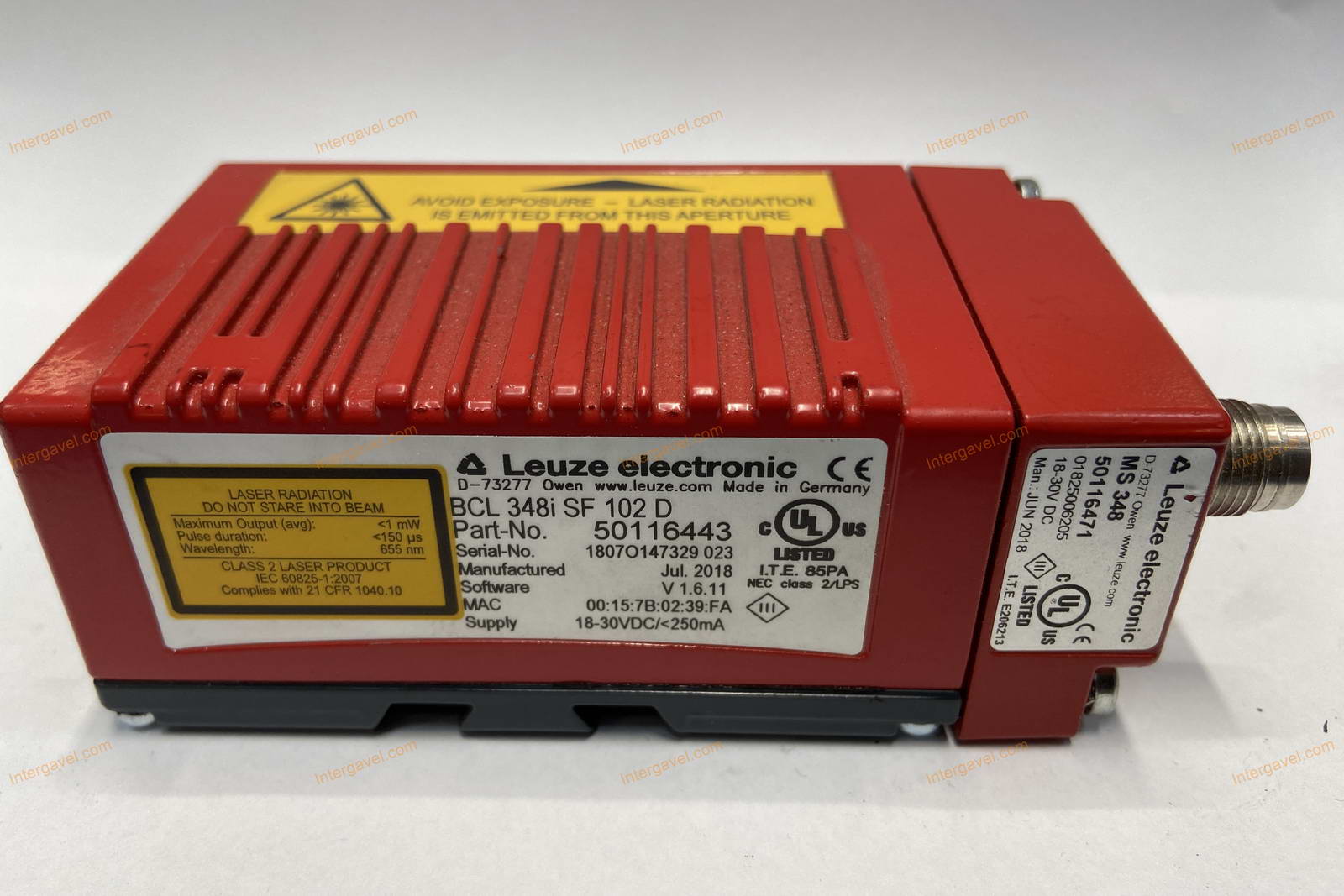 Vonalkódolvasó - Leuze, BCL 348i SF 102 D 4