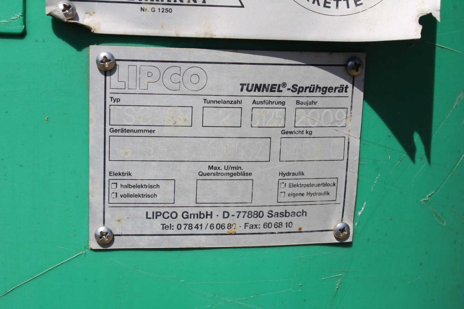 Lipco, TSG-AN 2 soros permetező 10