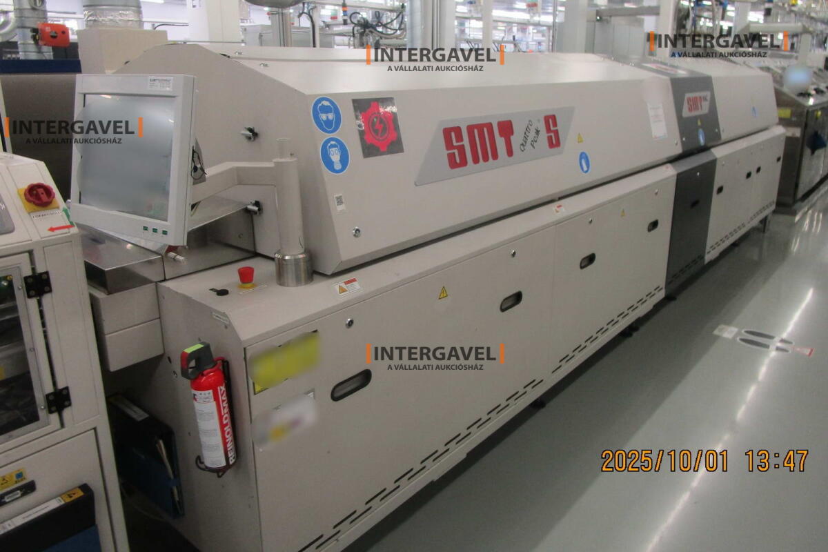 Ellenőrző munkahely, kemence, szerelő munkahely, konvejor aukciója