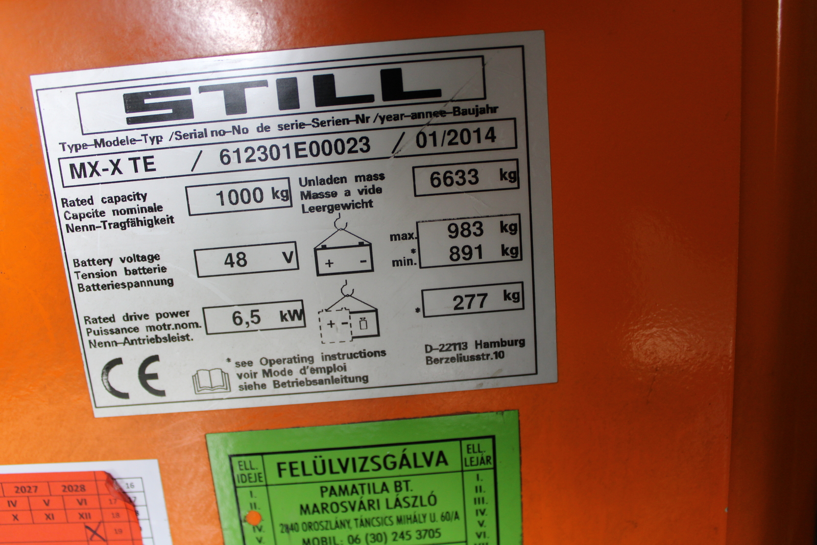 Keskenyfolyosós targonca 3