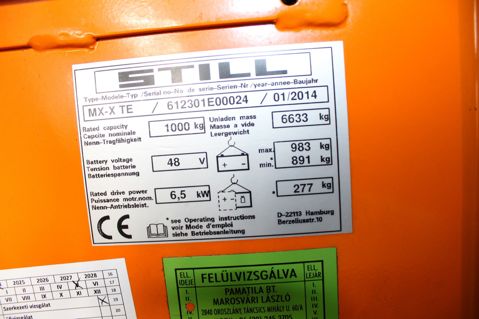 Keskenyfolyosós targonca 2