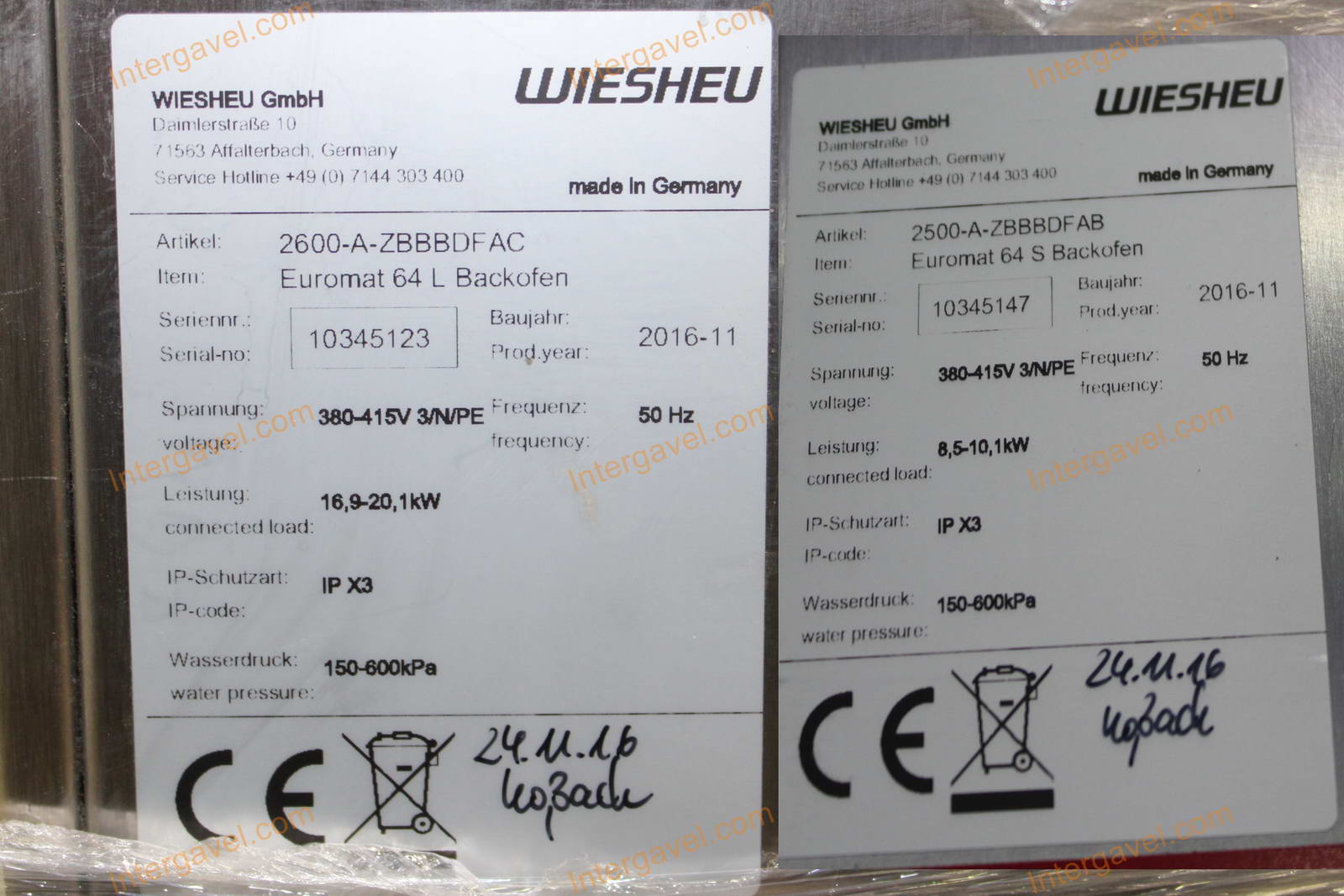 Kemence - Wiesheu, Euromat 64 L, Euromat 64 S 2