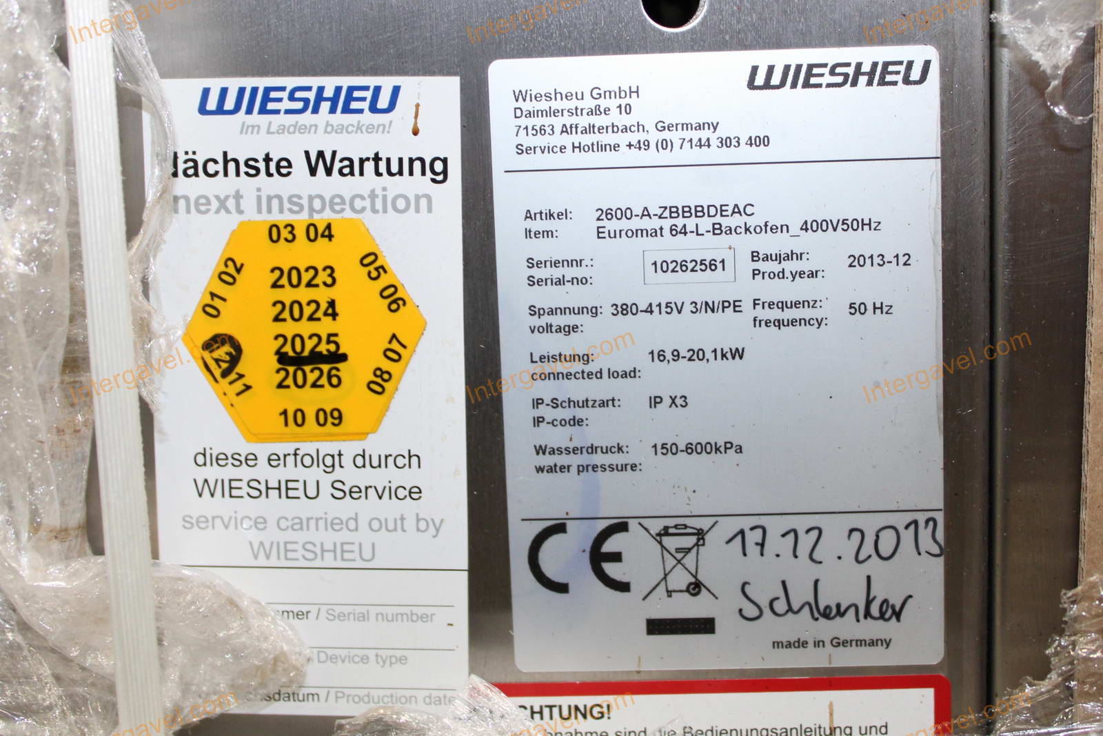 Kemence - Wiesheu, Euromat 64 L, Euromat 64 S 2