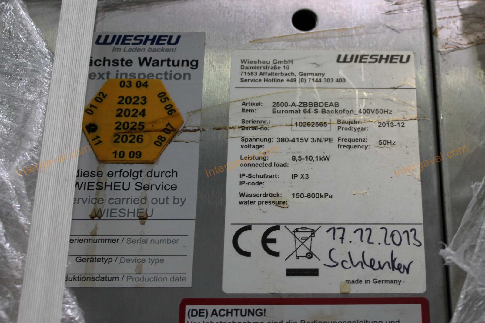 Kemence - Wiesheu, Euromat 64 L, Euromat 64 S 3