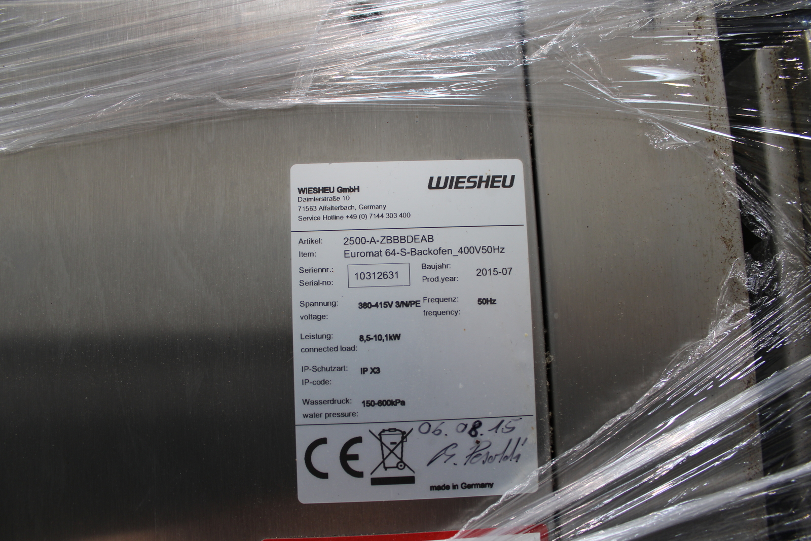 Kemence - Wiesheu, Euromat 64 L, Euromat 64 S 5