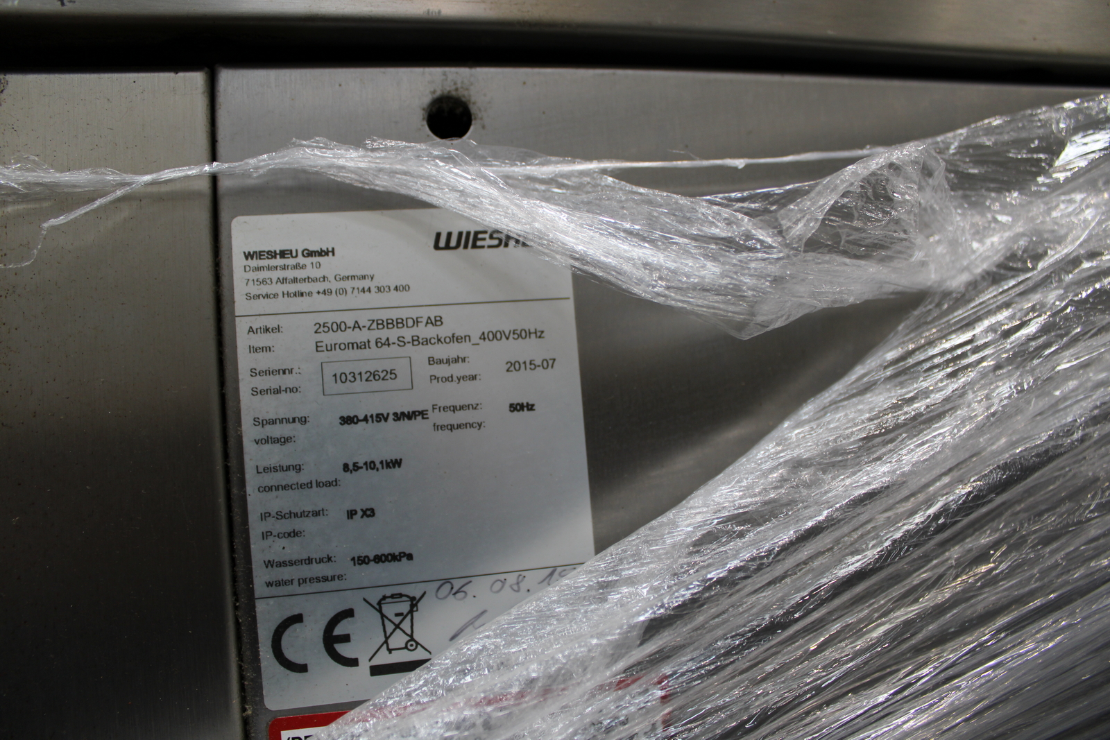 Kemence - Wiesheu, Euromat 64 L, Euromat 64 S 6