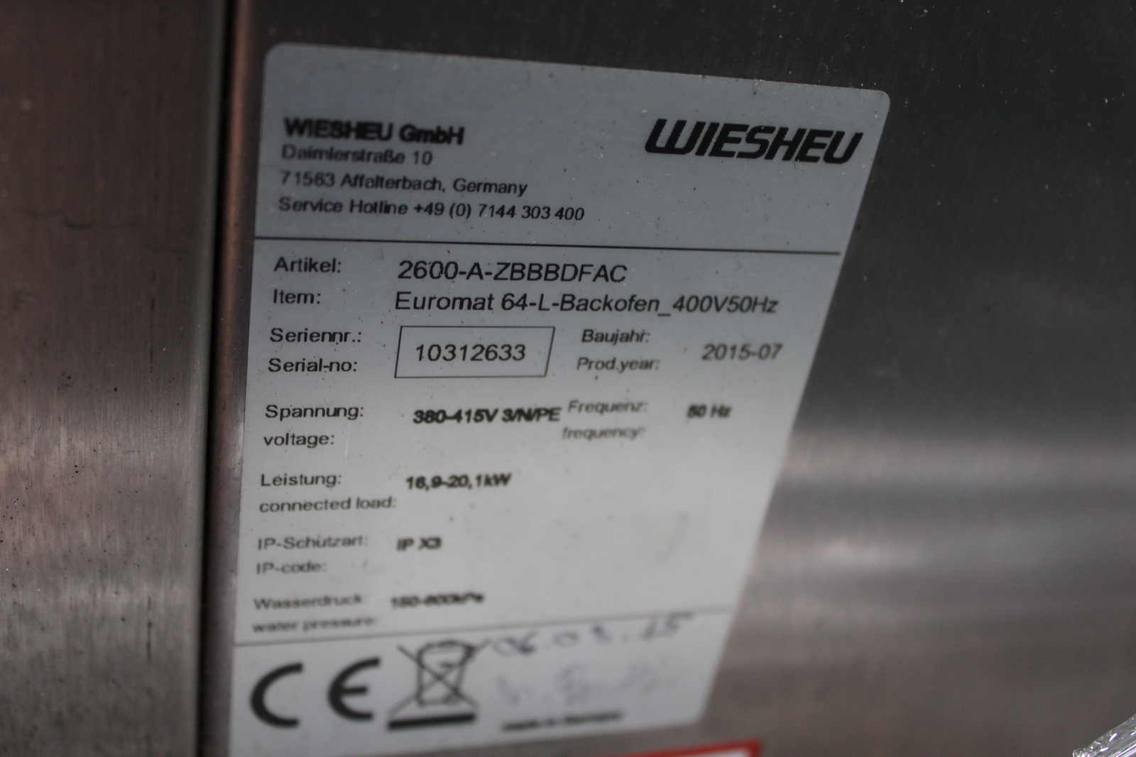 Kemence - Wiesheu, Euromat 64 L, Euromat 64 S 7