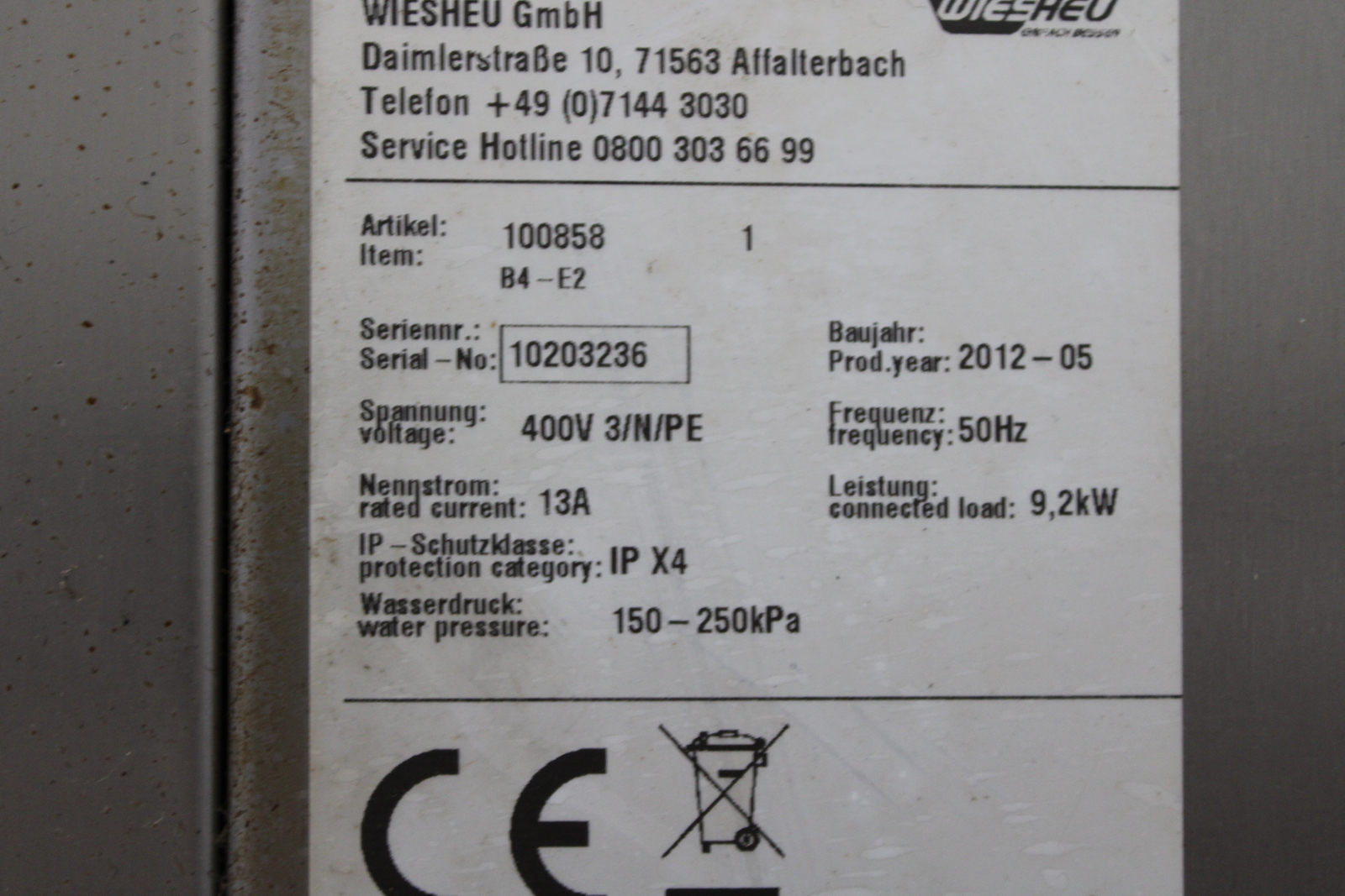 Kemence - Wiesheu, B8-E2 és B4-E2 5