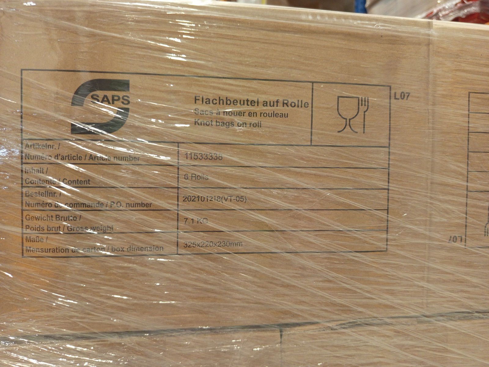 Zacskó fül nélküli 2