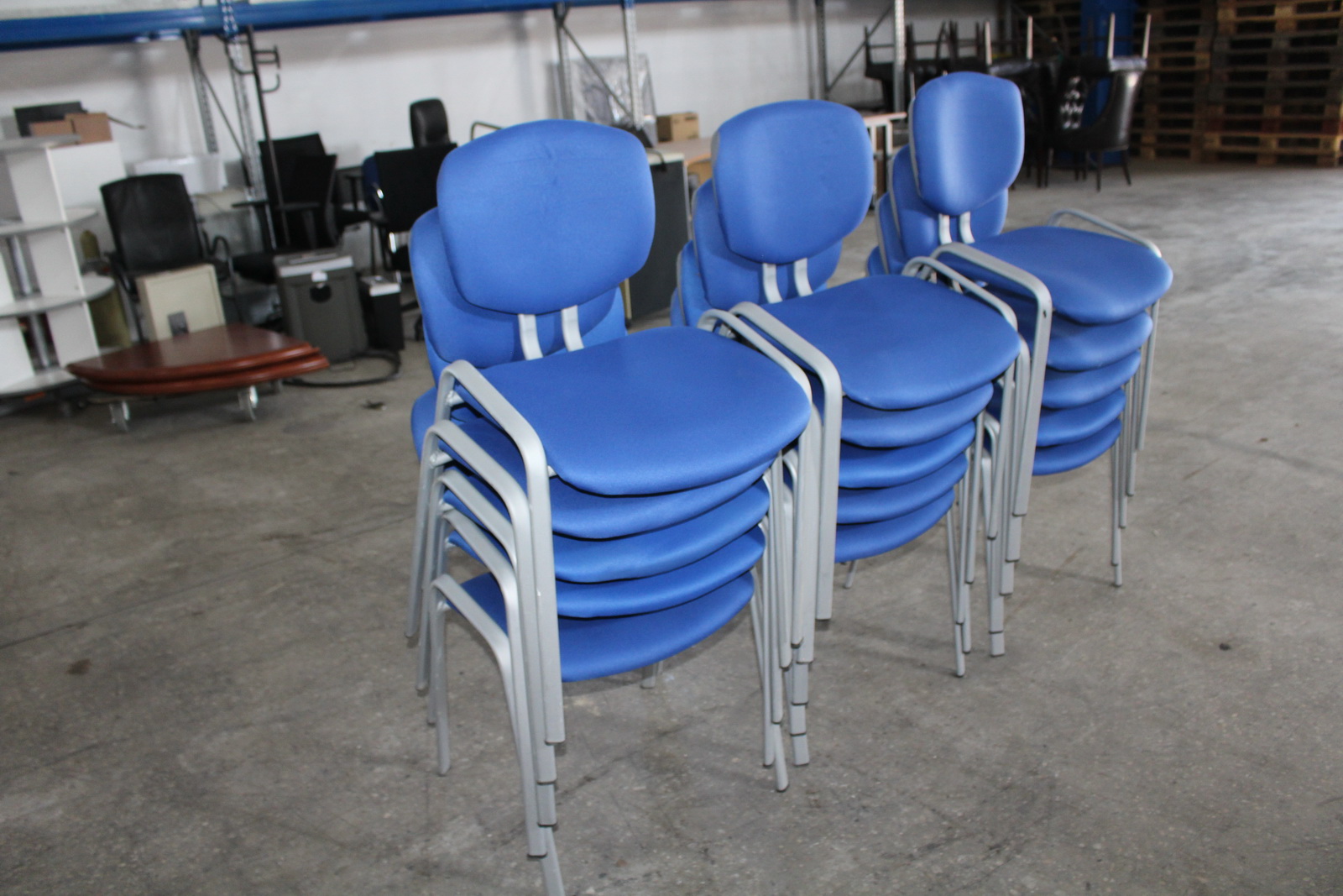 Tárgyalószék (kék) 4