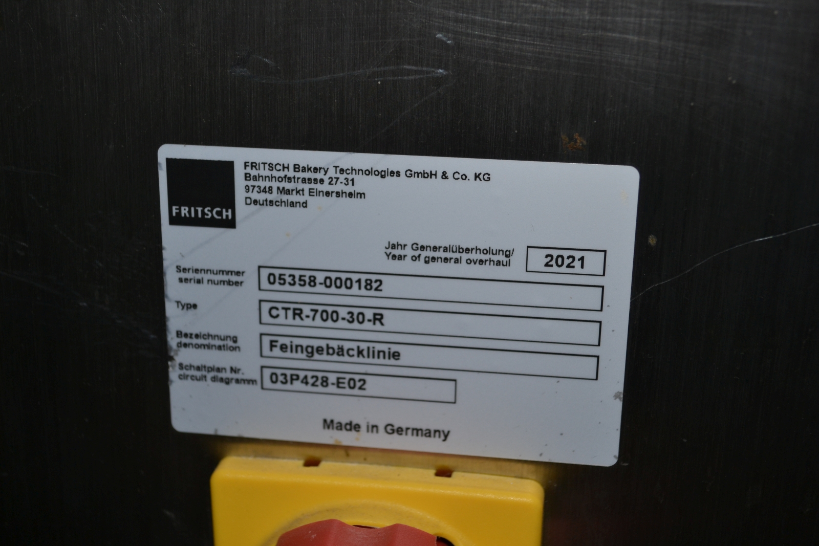 Fritsch CTR 700130 MSK-R  16