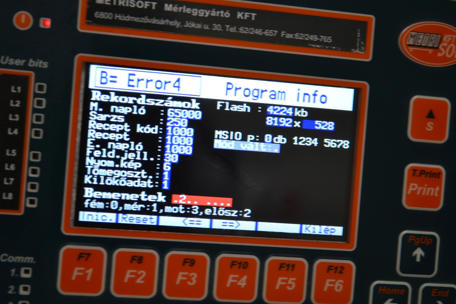 Metrisoft control scale 6