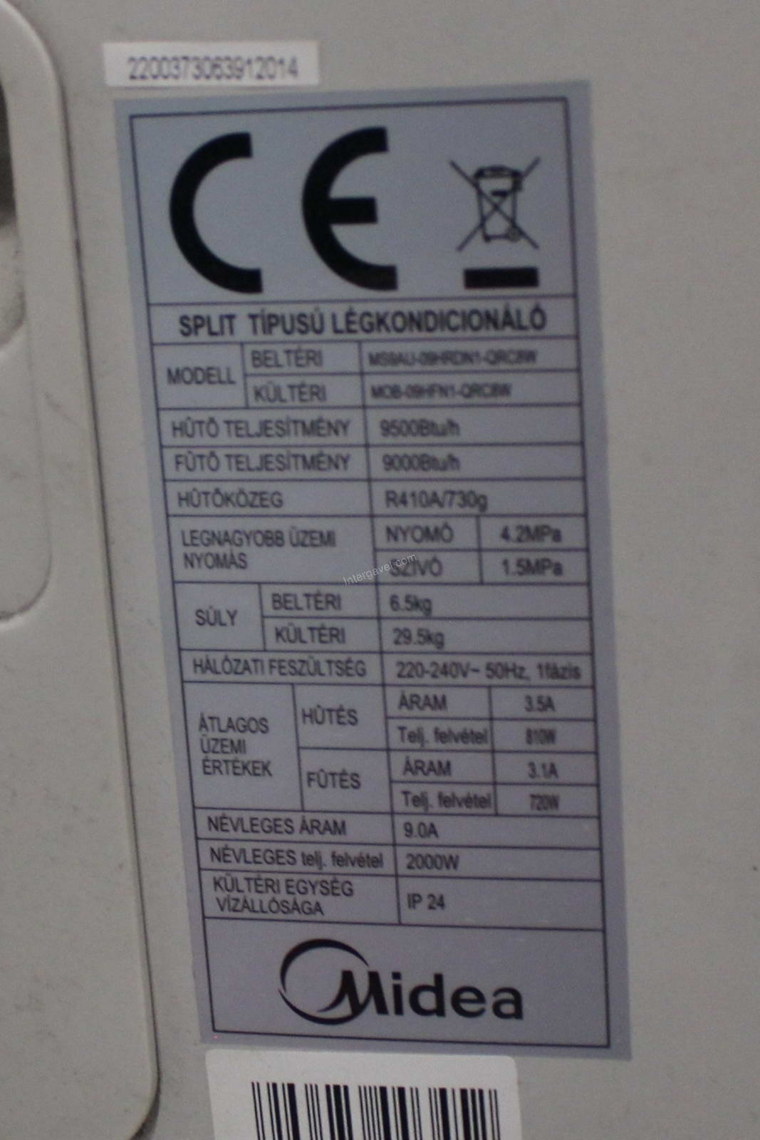 Bontott vegyes panelek és klíma 8