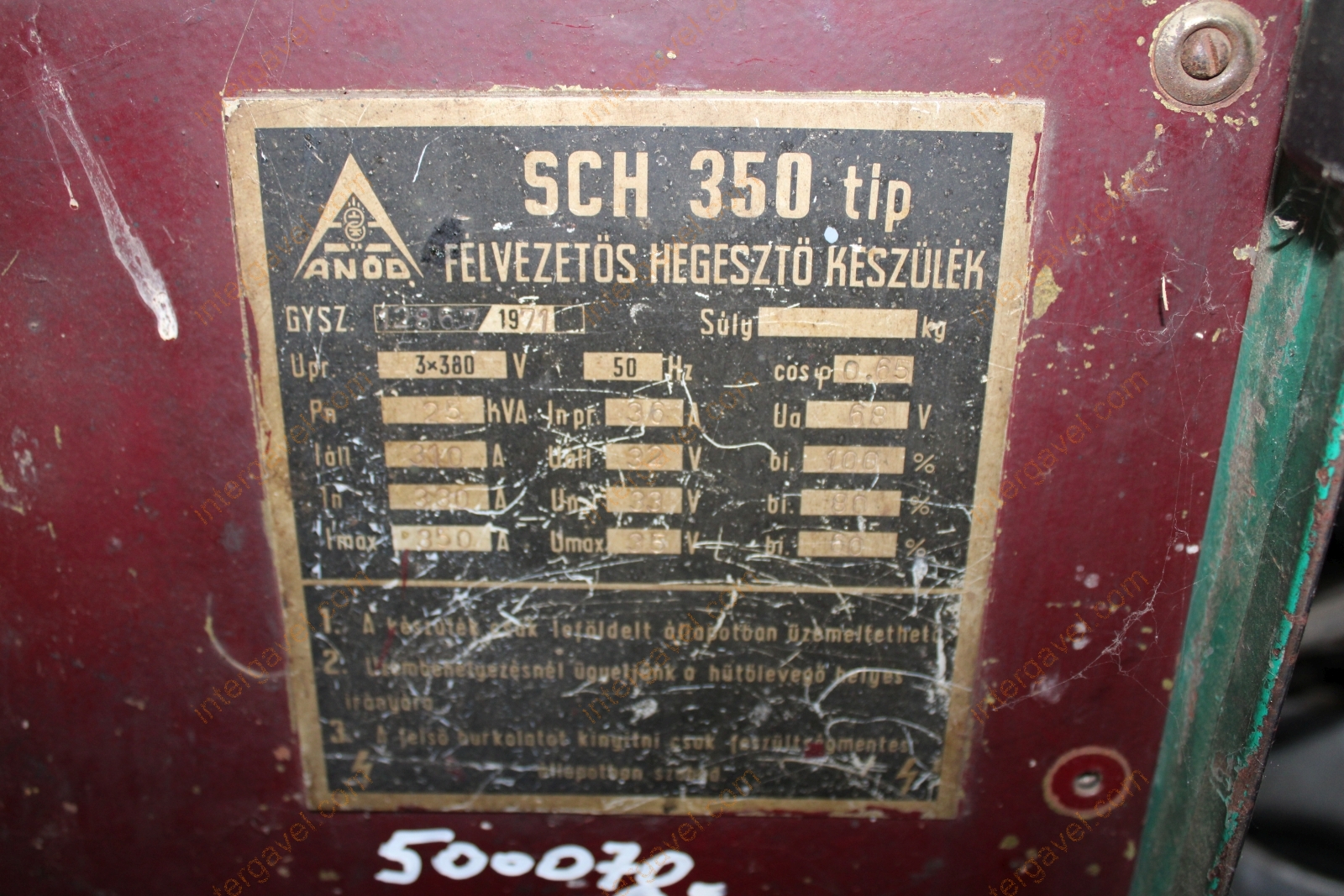 Hegesztő transzformátor 3