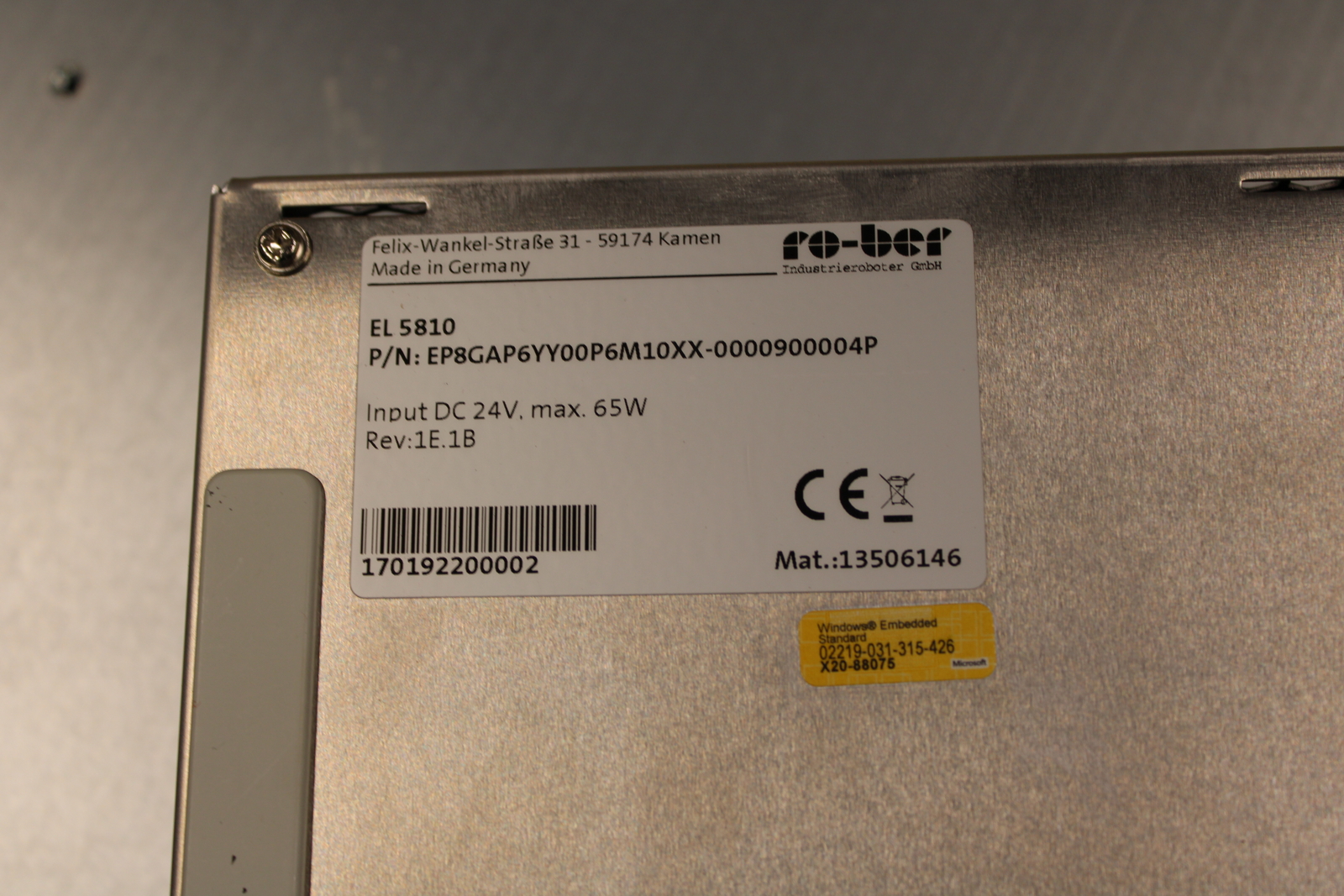 Rober EL5810 IPC 2