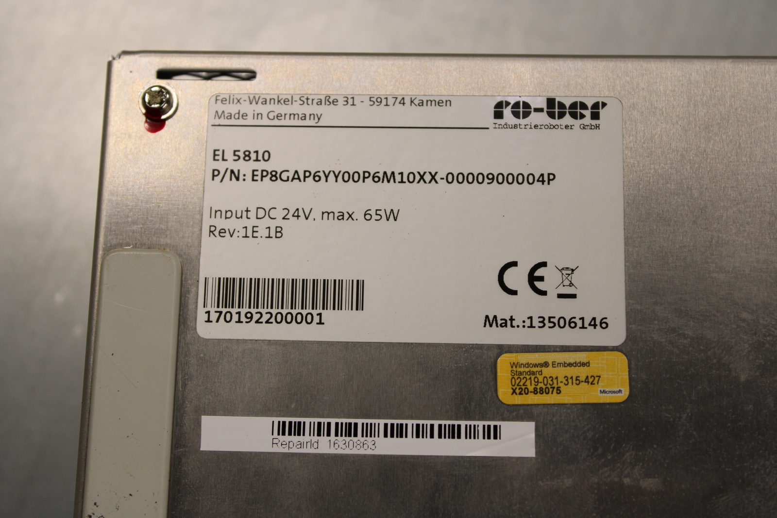 Rober EL5810 IPC 2
