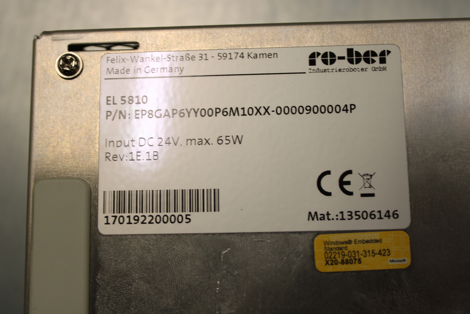 Rober EL5810 IPC 3