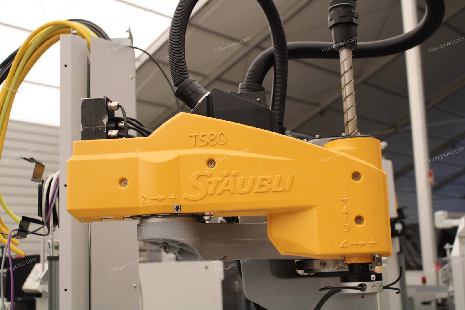 Bontott szerelő munkahely TS 80-as Stäubli robottal 5