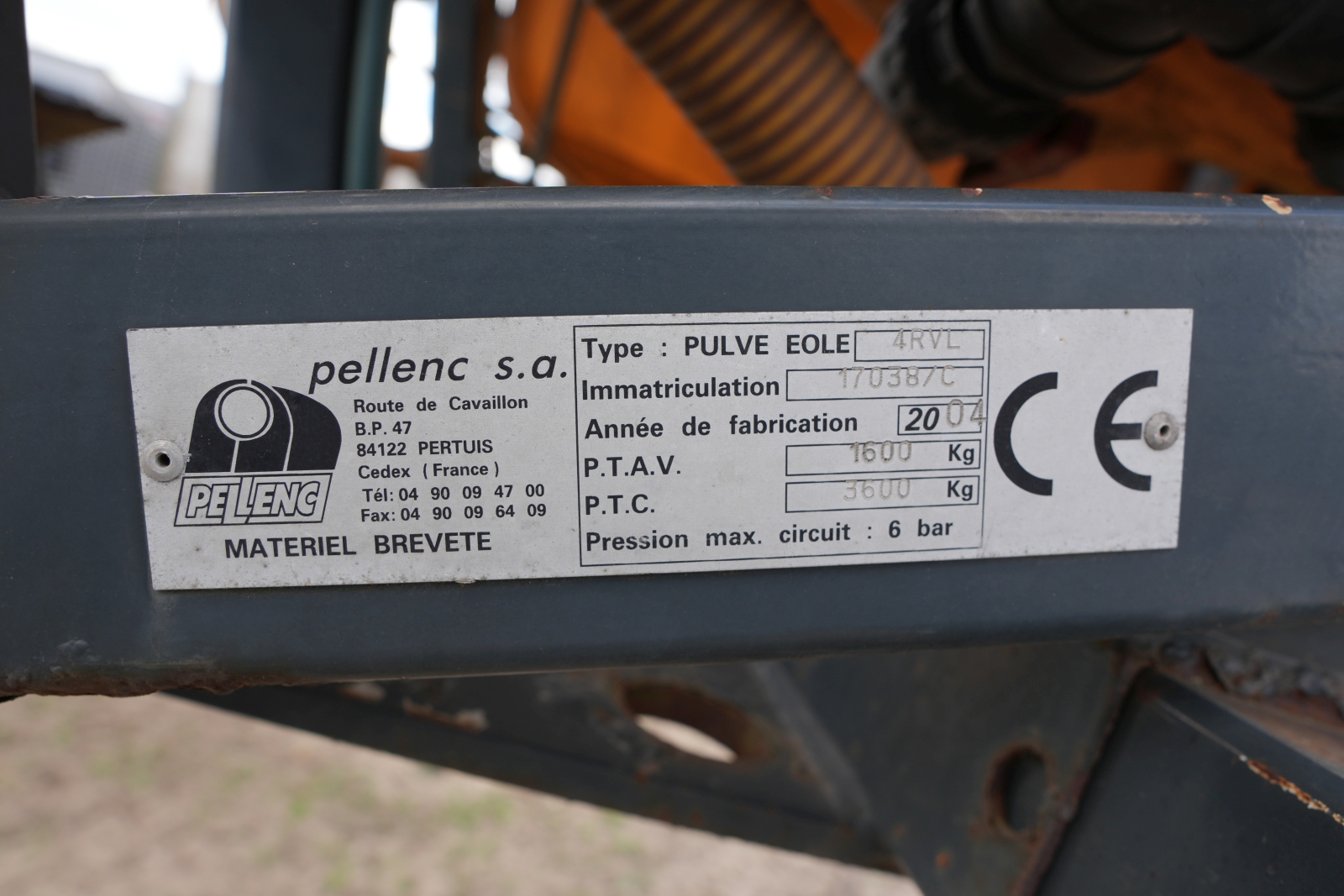 Pellenc EOLE4 permetező 12