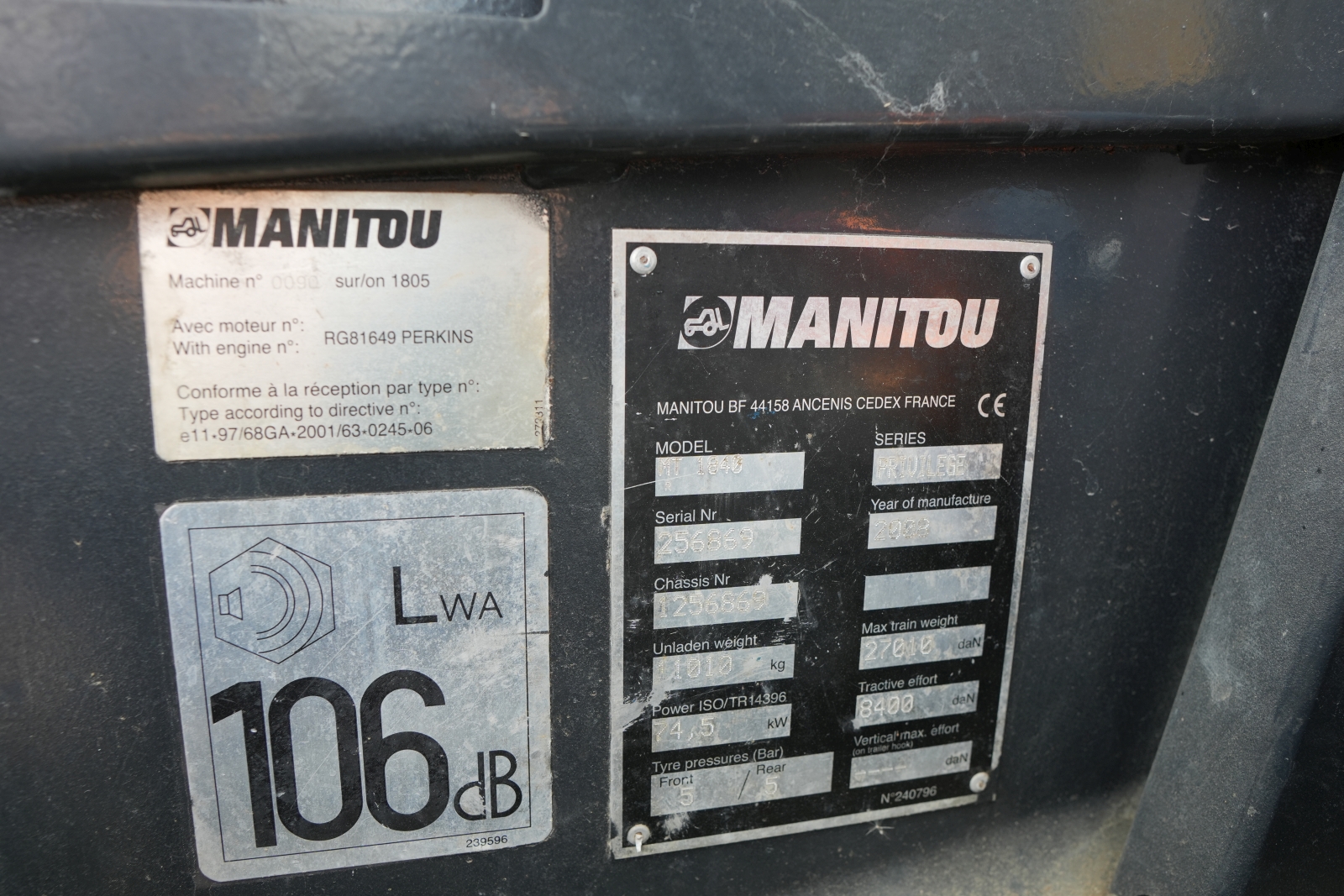 Manitou MT 1840 Privilege 2