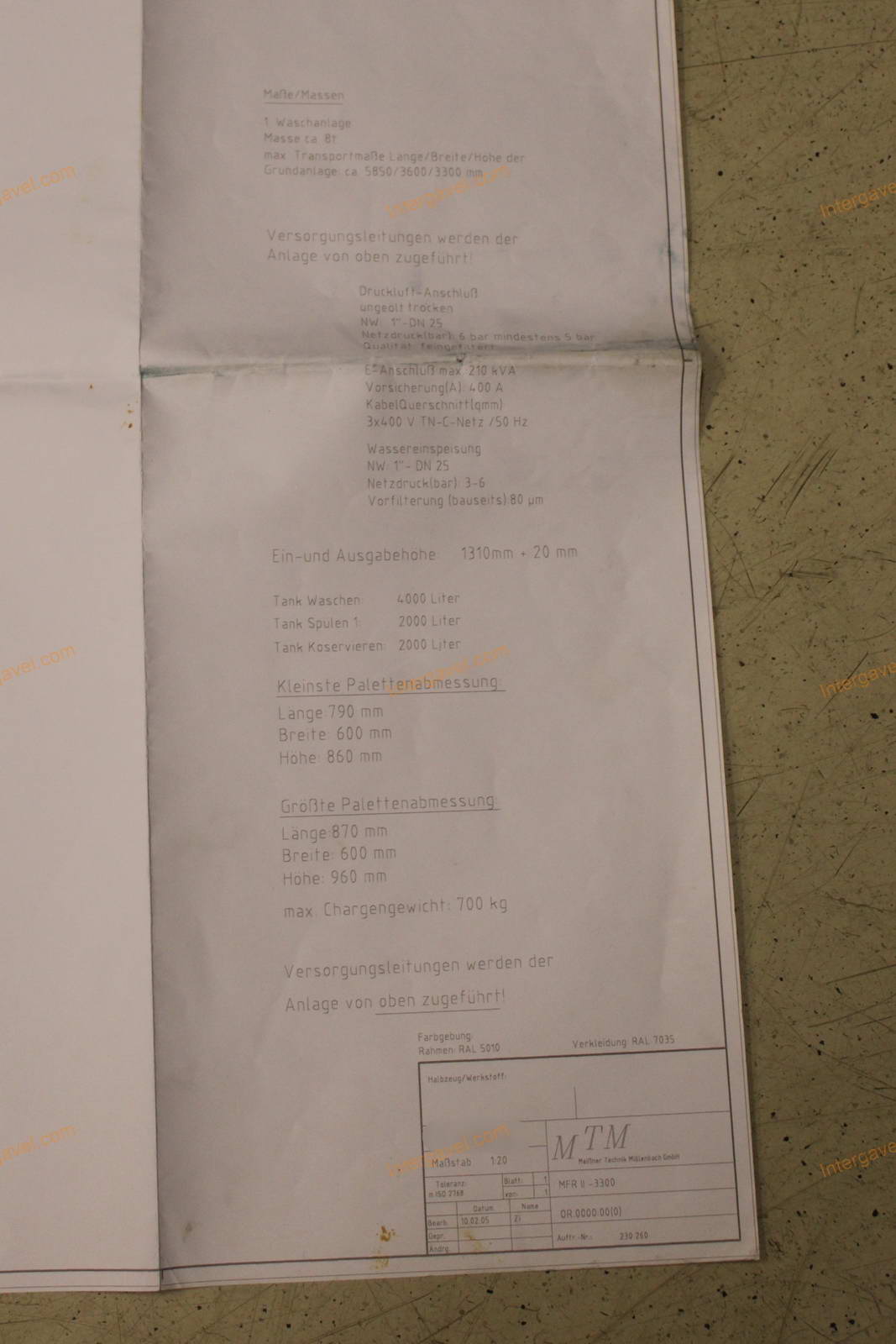 Alkatrész mosó - MTM, MFR II-3300 44