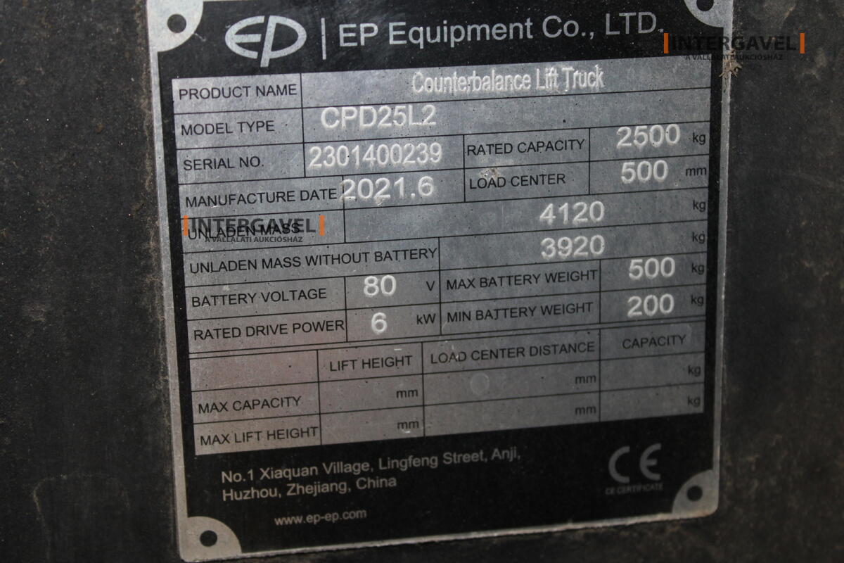 Homlokvillás targonca (elektromos) 2