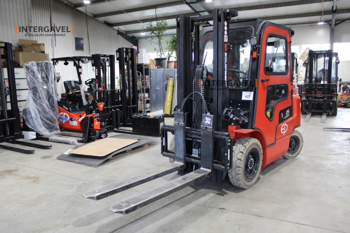 Homlokvillás targonca (elektromos)