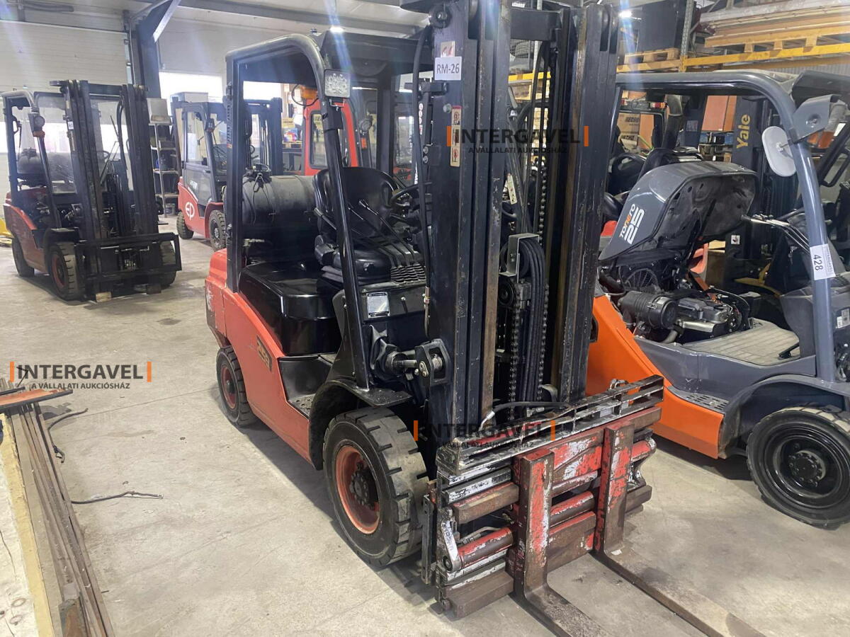 Homlokvillás targonca (gázos)