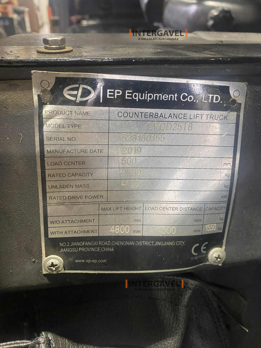 Homlokvillás targonca (gázos) 4