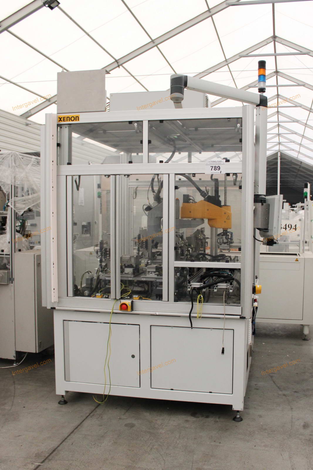 Bontott szerelő munkahely TS 60-as Stäubli robottal