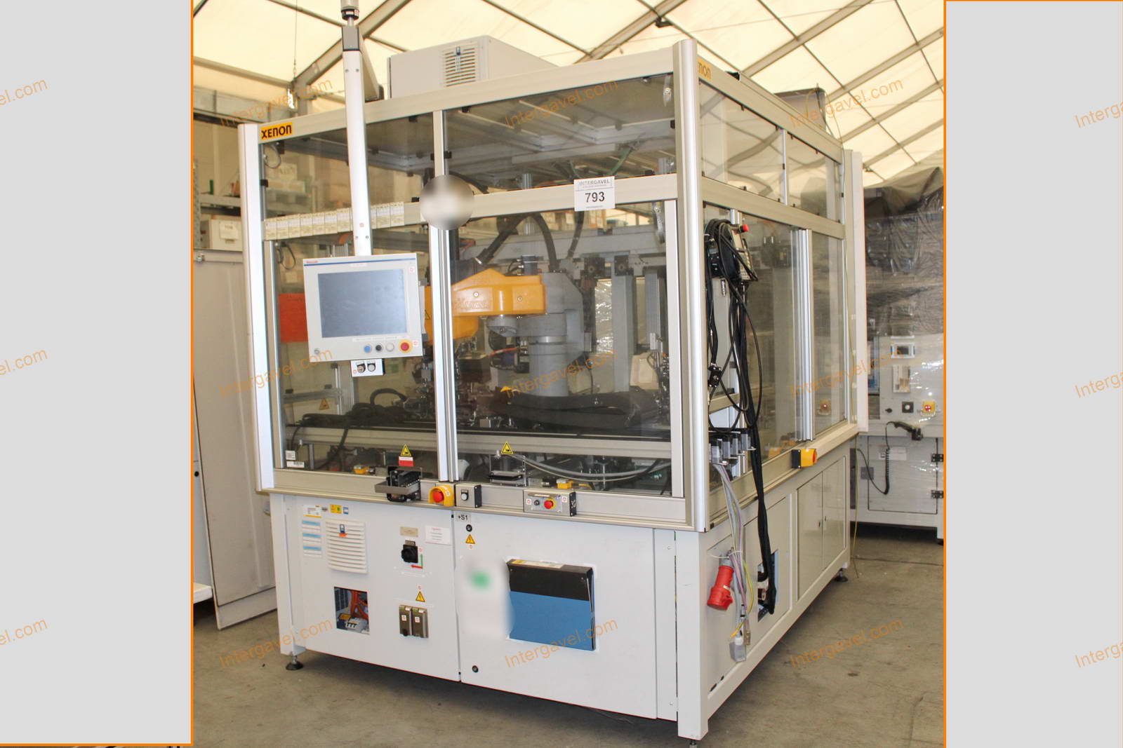 Bontott szerelő munkahely TS 60-as Stäubli robottal