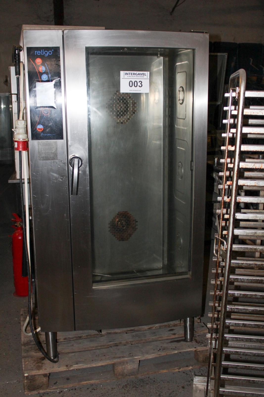 Kombipároló kemence