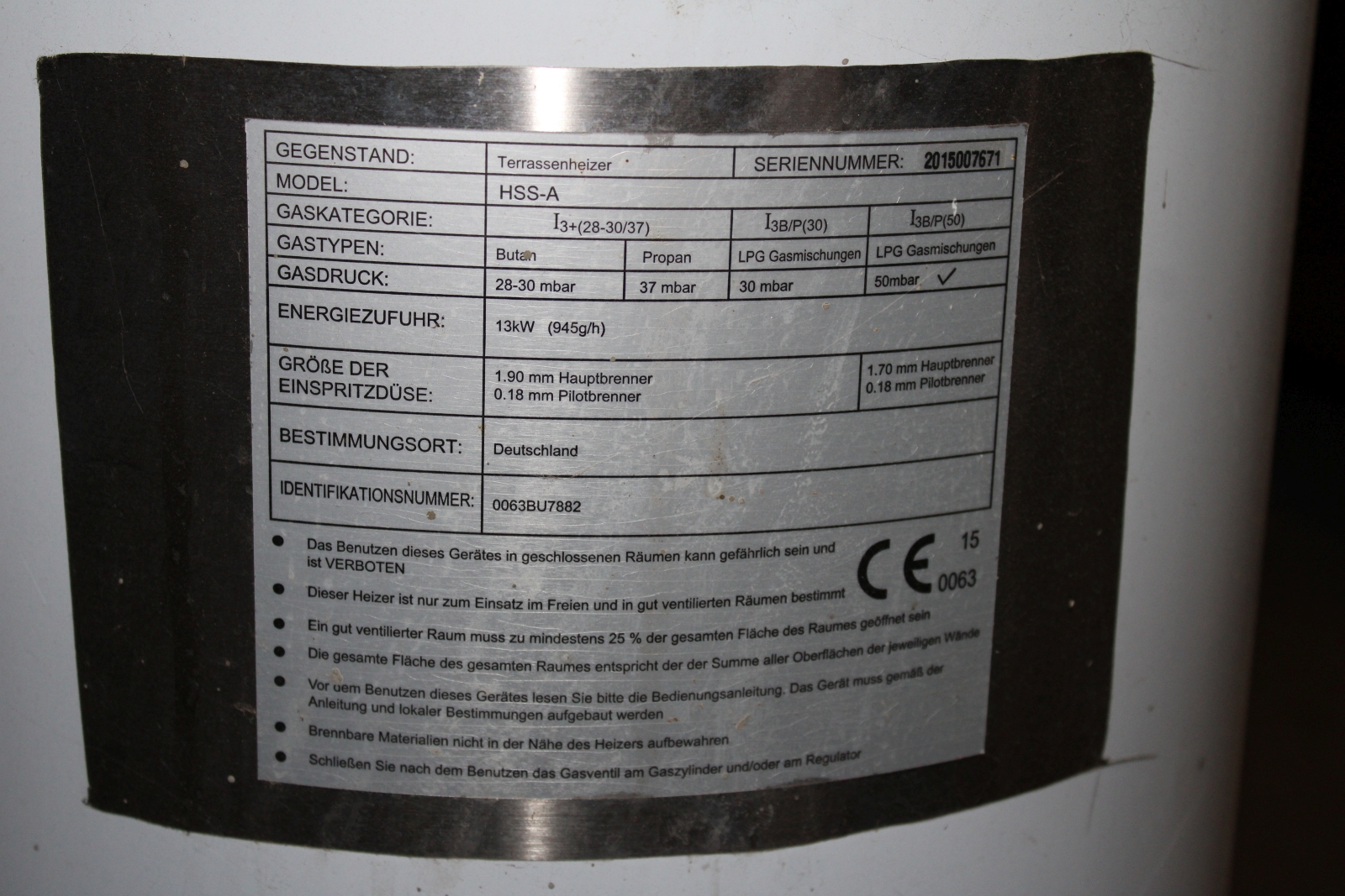 Gázos fűtőgomba 3