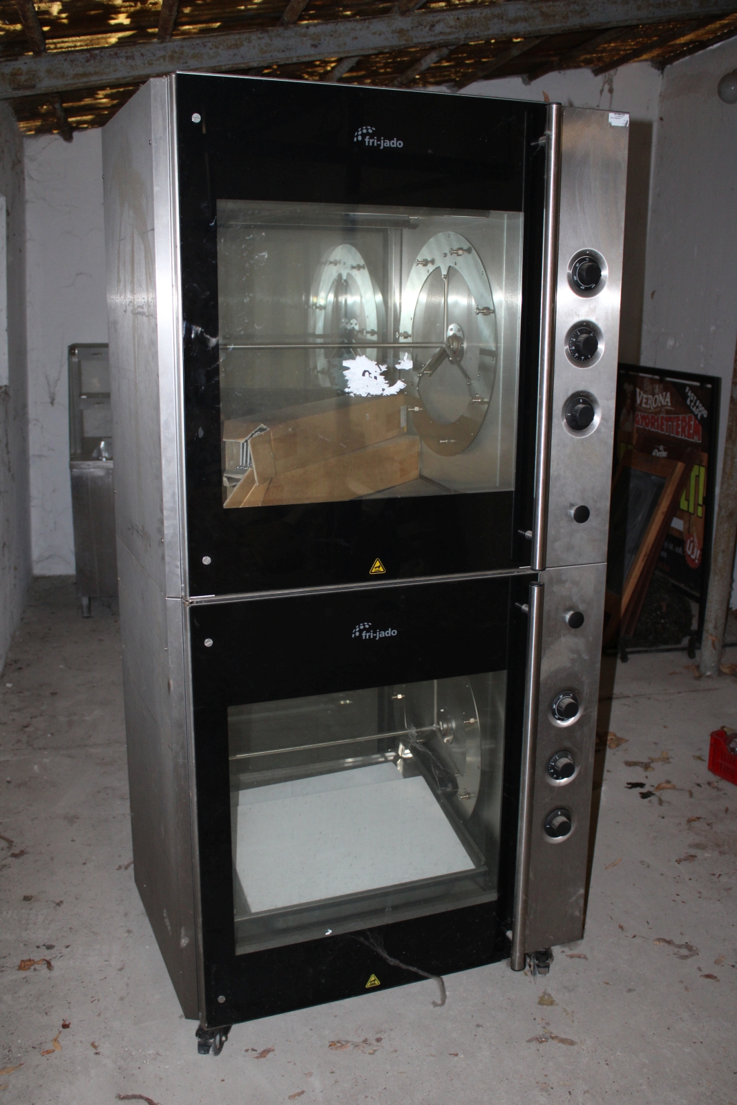 Grillcsirkesütő (új) 2