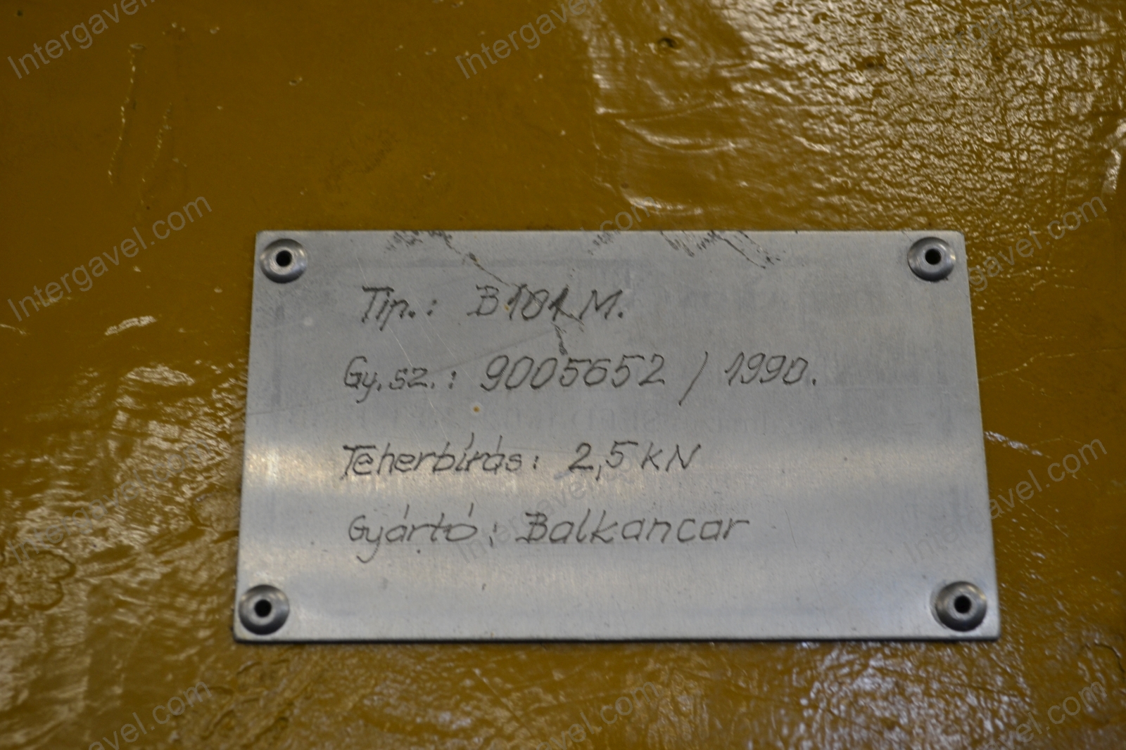 Oszlopos forgó daru 2