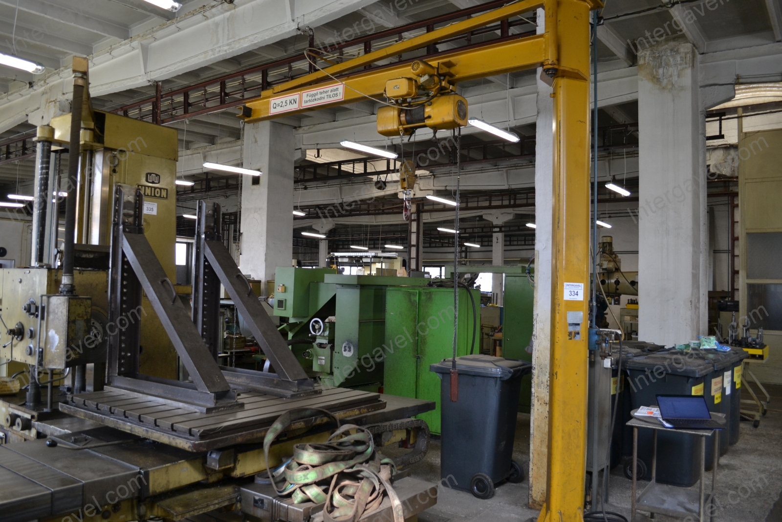 Oszlopos forgó daru