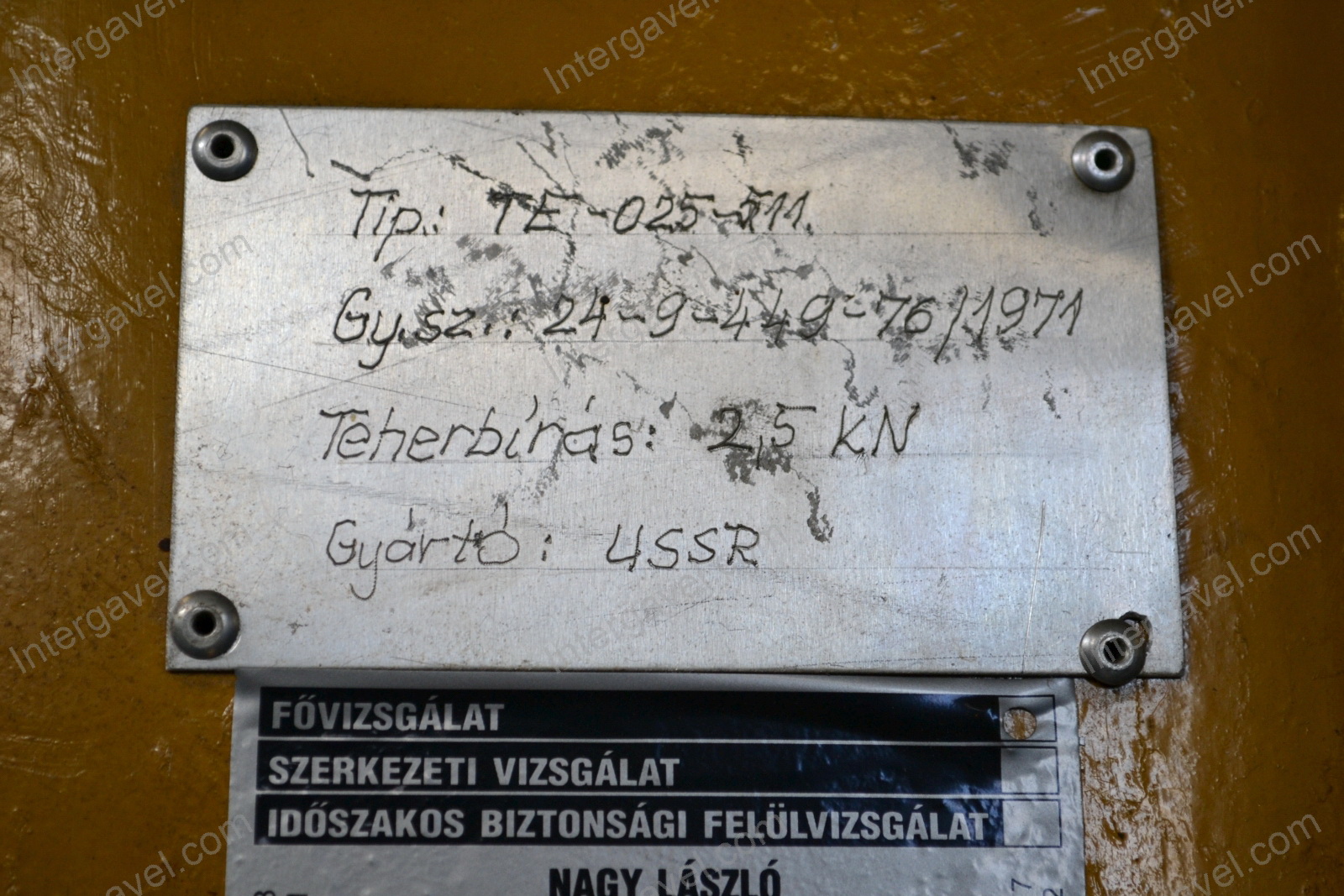 Oszlopos forgó daru 2