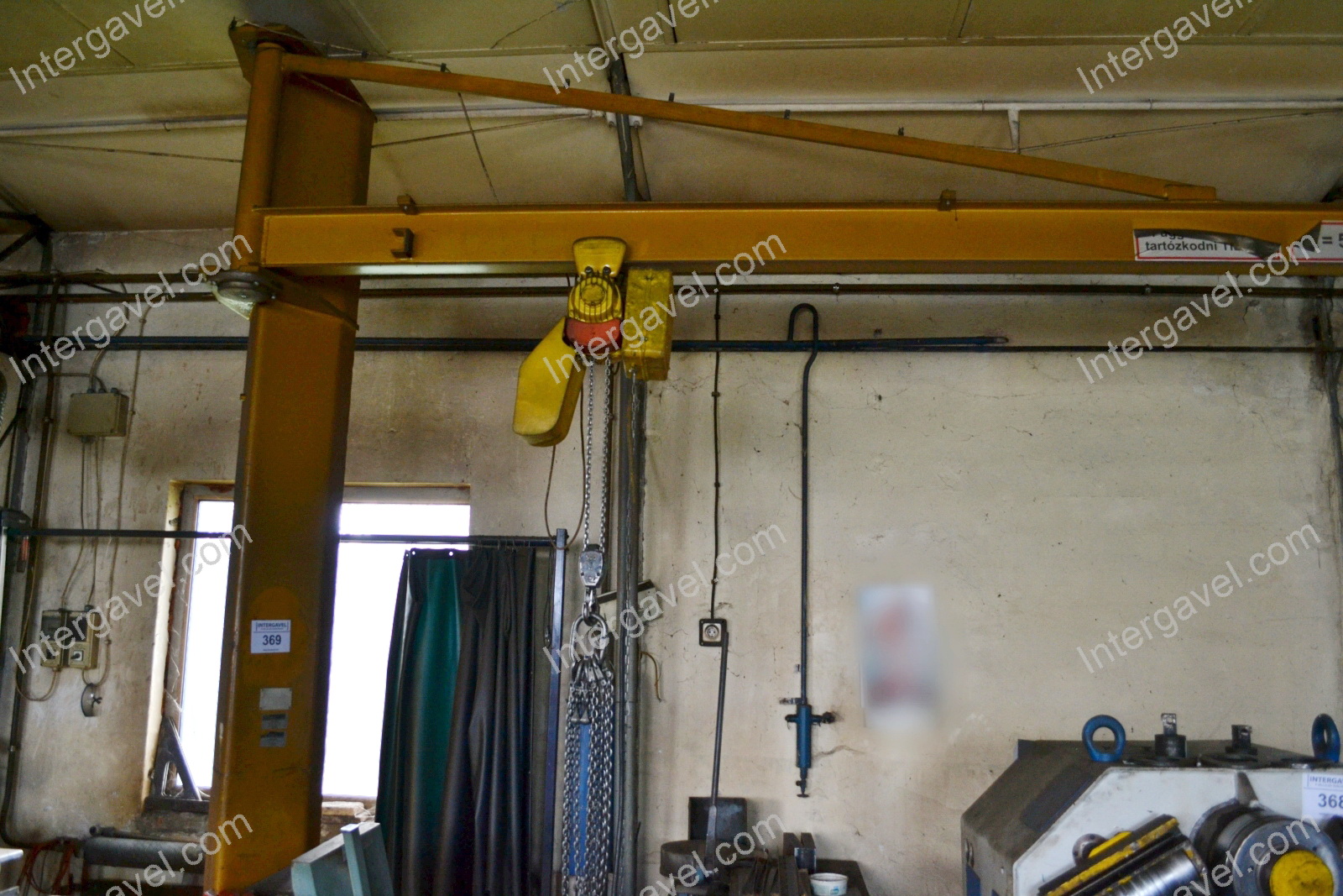 Oszlopos forgó daru