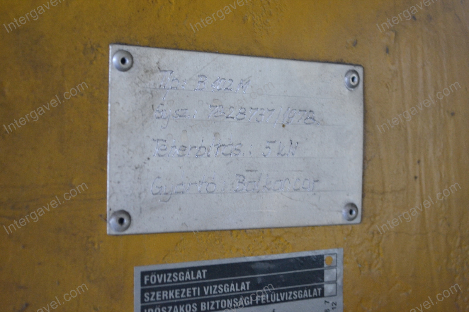 Oszlopos forgó daru 2