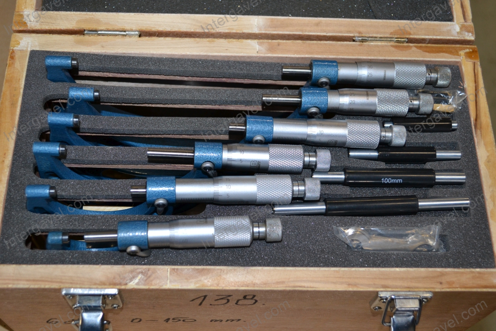 Mikrométer készlet  6db 2