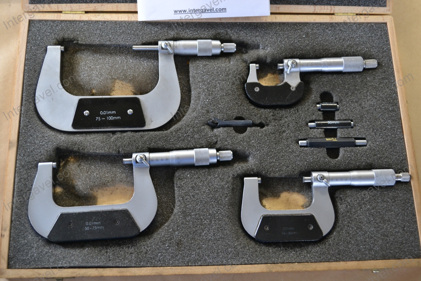 Mikrométer készlet 4db 2