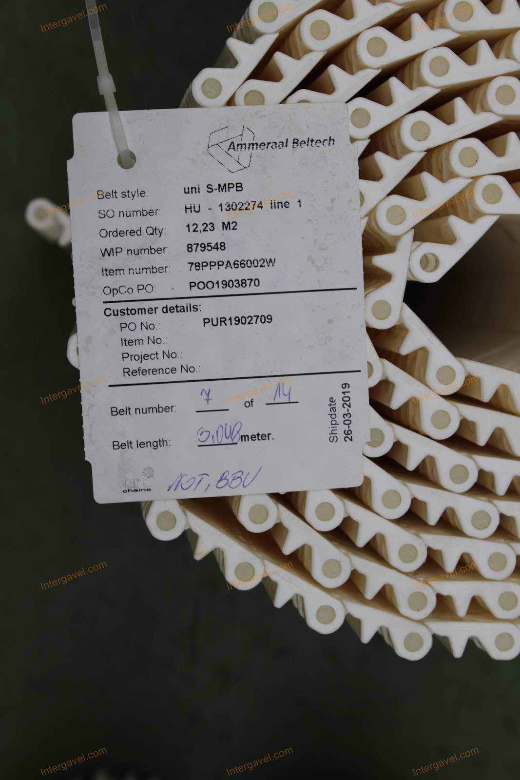 Szállítószalag hevederek 11