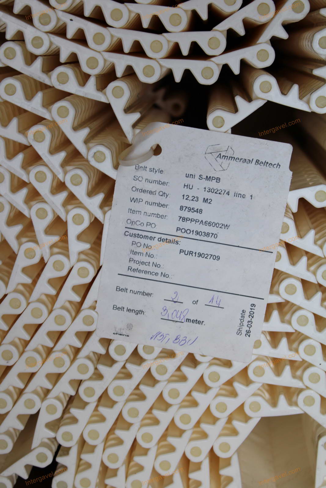 Szállítószalag hevederek 20