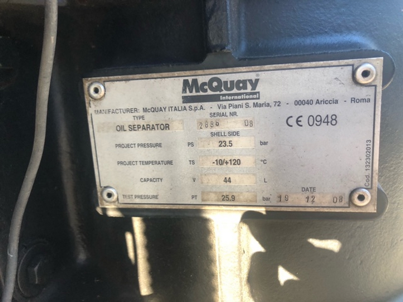 McQuay folyadékhűtő 18