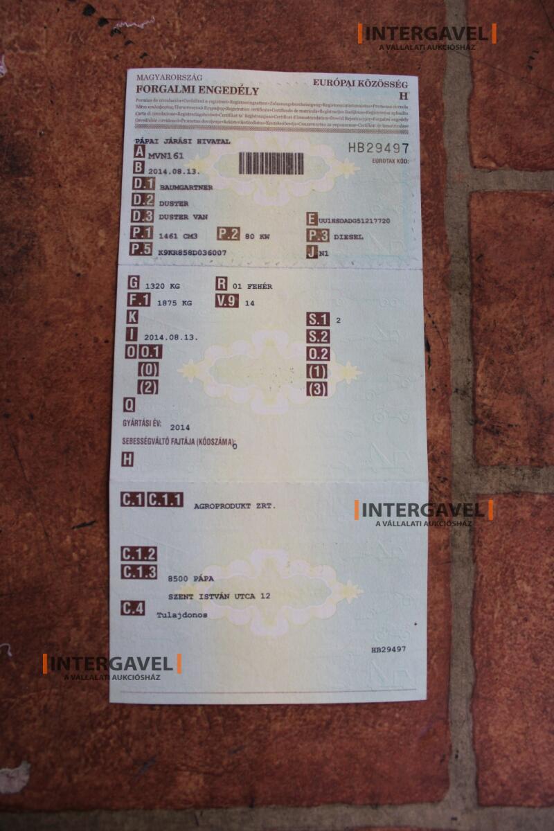 Kisteherautó - Dacia 41