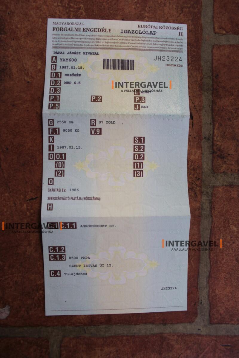 Pótkocsi - Mezőgép 35