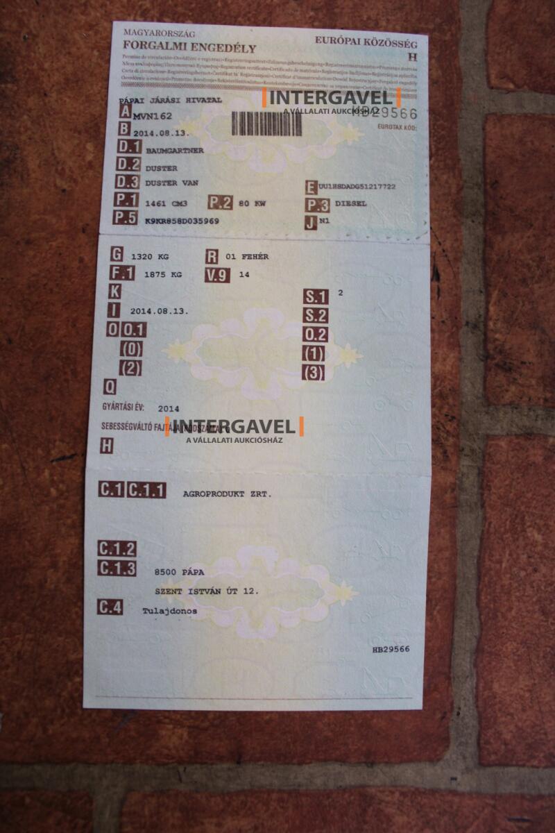 Kisteherautó - Dacia 35