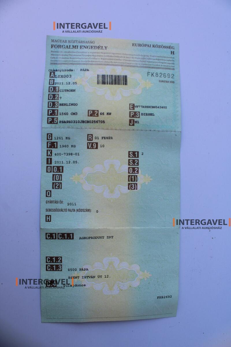 Kisteherautó - Citroen 40