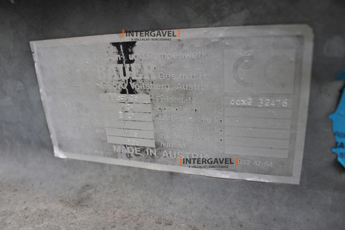 Irrigation reel - Bauer 10